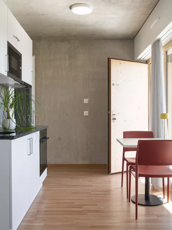 Studio for 1 or 2 people
