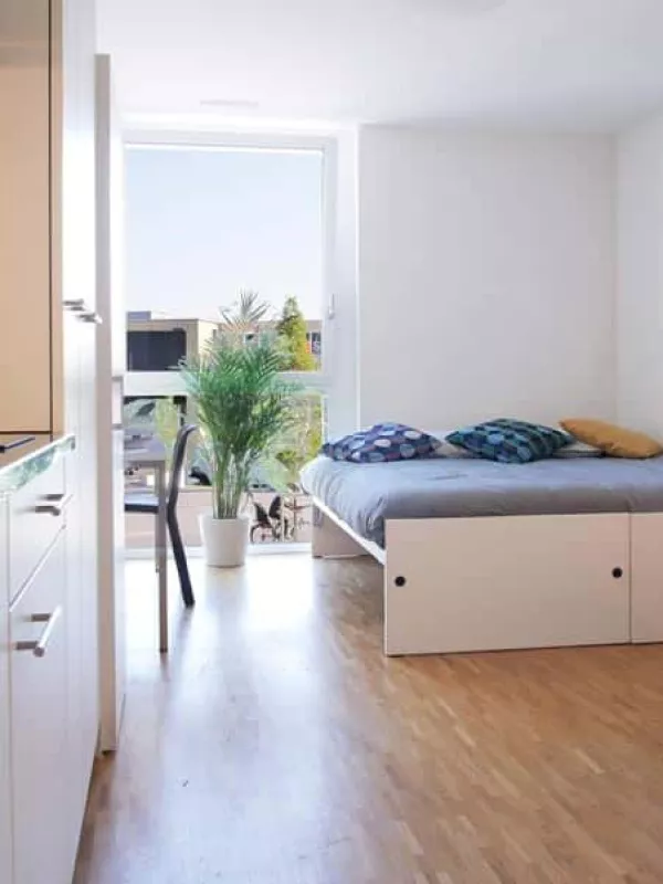 Studio for 1 or 2 people