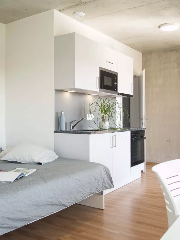 Studio for 1 or 2 people